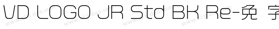 VD LOGO JR Std BK Re字体转换